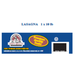 Chef's Quality - Lasagna Pasta - 10 lbs