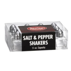 Cube Salt & Pepper Shaker, 0.5 oz - 12 pack