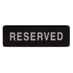 Lynch - Reserved Sign, 2x6"