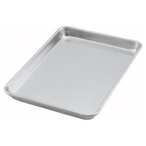 Qualite - Aluminum Sheet Pan, 1/4 Size, Closed Bead, 13" x 9.56" x 1.13" - 1 Ct.