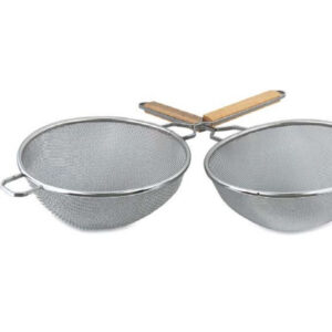 Alegacy - Stainless Steel Double Mesh Strainer, 8"
