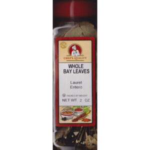 Chef's Quality - Whole Bay Leaves - 2 oz Jar