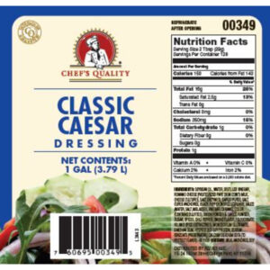 Chef's Quality - Classic Caesar Dressing - gallon