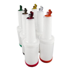 TableCraft - #8064A Pourmaster Mix Pourer Assorted 1/2 Gal, 6 CT