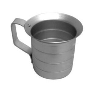 Thunder - Liquid Measure Cup w/ Riveted Handle, Aluminum, 2 Qt