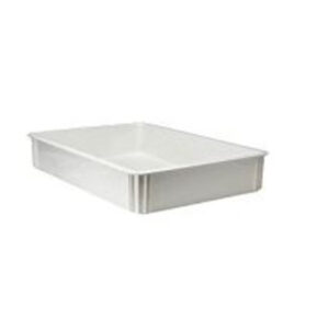 Camwear Pizza Dough Box, 26"L x 18"W x 3"D, white, NSF