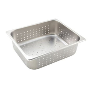 Perforated Steam Table Pan, Half Size, 4" deep