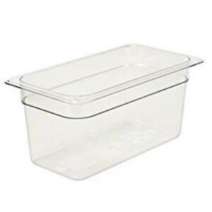Cambro - Camwear 36CW135 - 1/3 Size Food Pan, 6" Deep, Clear