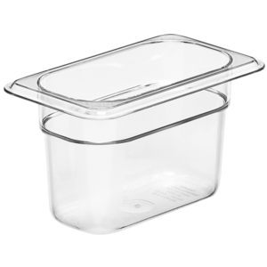 Cambro - Camwear 94CW135 - 1/9 Size Food Pan, 4" Deep, Clear