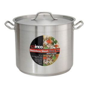 Winco - 24qt. Stainless Steel Stock Pot