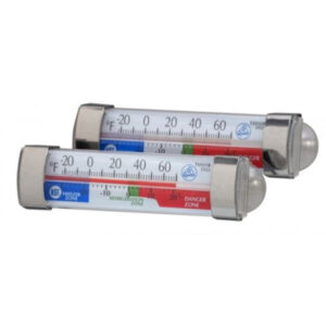 Qualite - Refrigerator/Freezer Thermometer, 2-pack