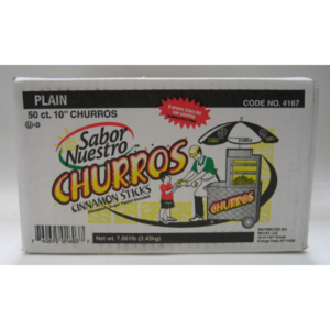 Frozen Sabor Nuestro - 2oz Cinnamon & Sugar Churros, 10 inch- 50 ct