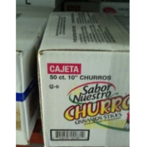 Frozen Sabor Nuestro - Cajeta-Filled Churros, 10 inch - 50 ct