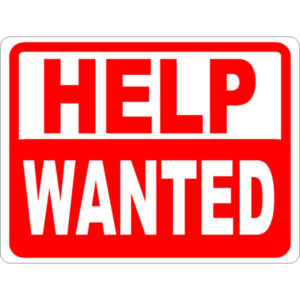 Help Wanted Sign