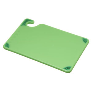 San Jamar - Saf-T-Grip Bar Cutting board, 6X9X3/8", Green