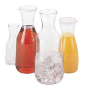 Cambro - Camliter Decanter with Clear Lid, 1 Liter - 2pack