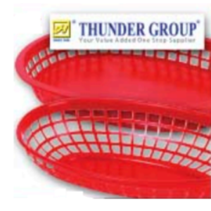 Thunder - Red Oval Basket Large - 12 Ct