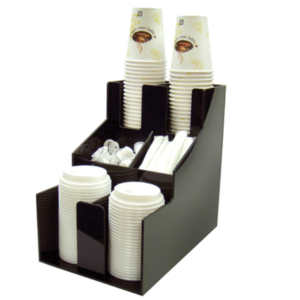 Cup And Lid Organizers - 3 Tier
