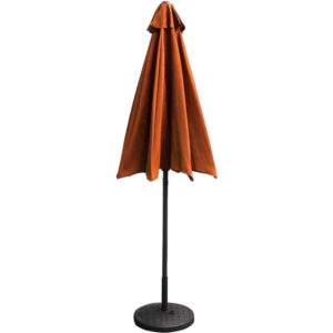 Orange Aluminum Umbrella - 9 Ft