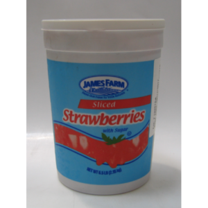 Frozen James Farm - Sliced Strawberries in Syrup - 6.5 lbs