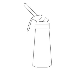 Mr BBQ - Whipped Cream Dispenser, holds 1L