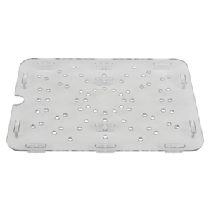 Camwear Drain Shelf, 1/2 size., fits 22CW, 24CW, 26CW & 28CW, clear, NSF