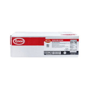 Frozen Tyson - Fully Cooked, Oven Roasted Bone-In Wings, Medium, 100 Pieces, 10 lbs